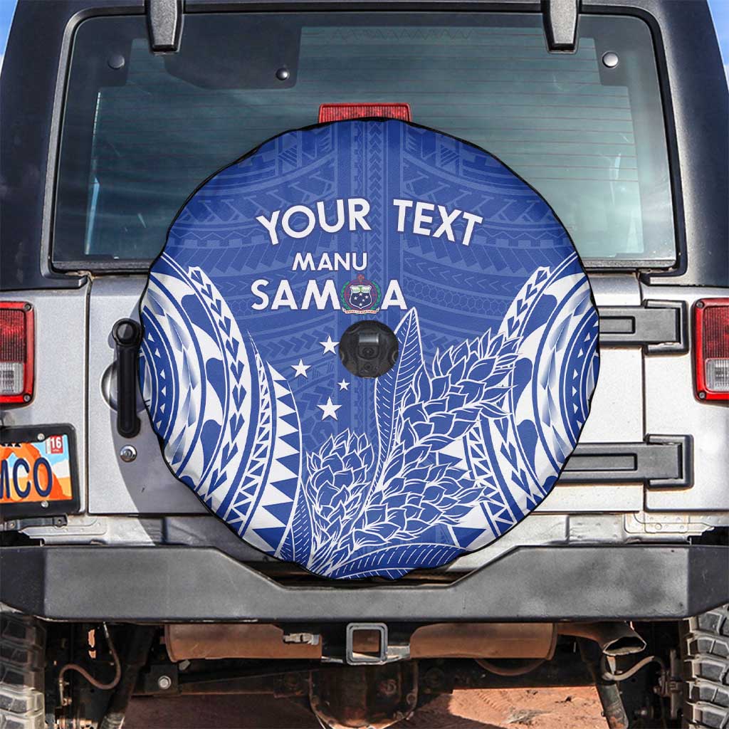 Custom Manu Samoa Rugby 2024 Spare Tire Cover Go Champions Samoan Tattoo