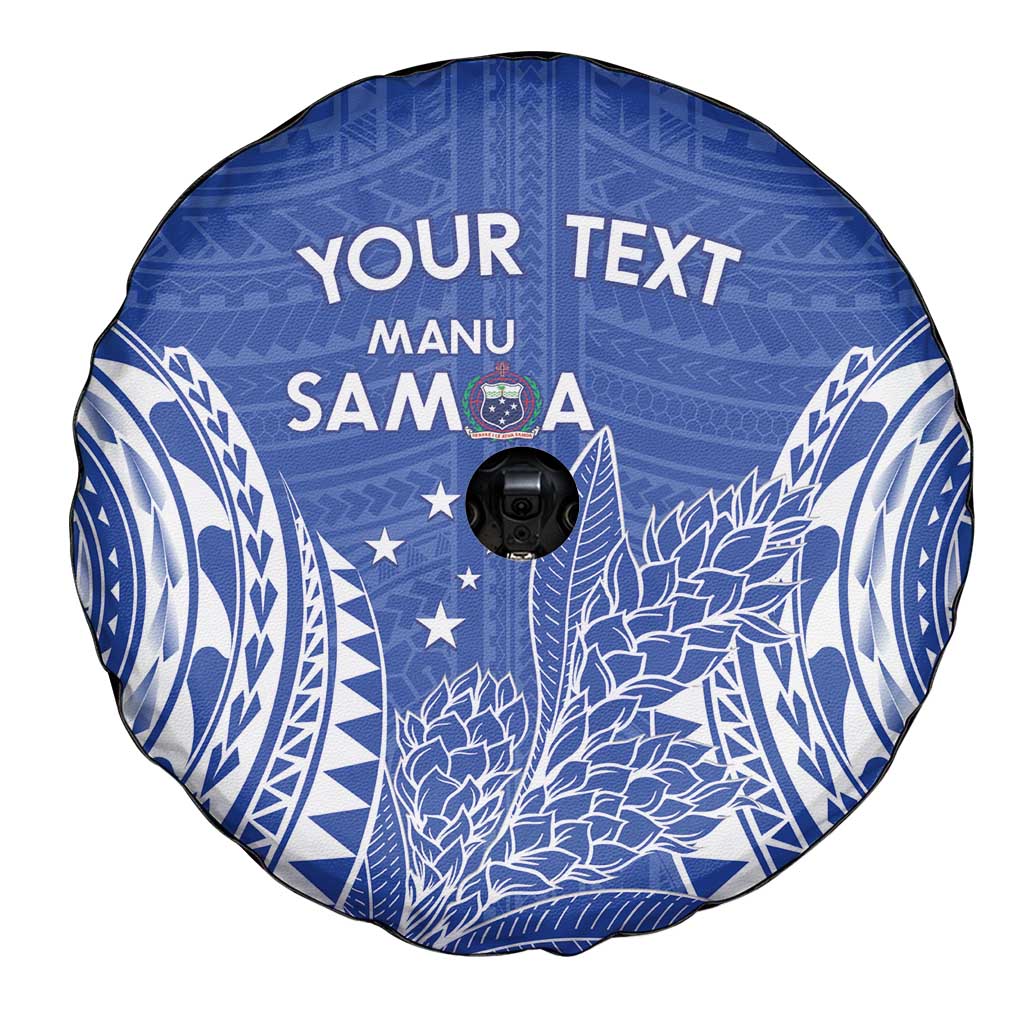 Custom Manu Samoa Rugby 2024 Spare Tire Cover Go Champions Samoan Tattoo