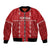 Custom Tonga Rugby 2024 Bomber Jacket Go Champions Ikale Tahi Ngatu Pattern