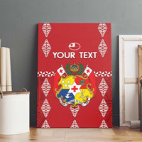 Custom Tonga Rugby 2024 Canvas Wall Art Go Champions Ikale Tahi Ngatu Pattern LT14 - Polynesian Pride