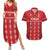 Custom Tonga Rugby 2024 Couples Matching Summer Maxi Dress and Hawaiian Shirt Go Champions Ikale Tahi Ngatu Pattern