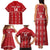 Custom Tonga Rugby 2024 Family Matching Tank Maxi Dress and Hawaiian Shirt Go Champions Ikale Tahi Ngatu Pattern