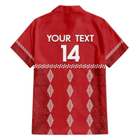 Custom Tonga Rugby 2024 Hawaiian Shirt Go Champions Ikale Tahi Ngatu Pattern LT14 - Polynesian Pride