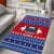 Personalised Samoa Christmas Area Rug Samoan Coat Of Arms Manuia Le Kirisimas LT14 - Polynesian Pride