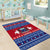 Personalised Samoa Christmas Area Rug Samoan Coat Of Arms Manuia Le Kirisimas LT14 - Polynesian Pride