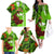 Personalised Hawaii Christmas Family Matching Off Shoulder Long Sleeve Dress and Hawaiian Shirt Mele Kalikimaka Kakau Polynesian Shark Tattoo LT14 - Polynesian Pride