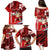 Personalised Hawaii Christmas Family Matching Puletasi Dress and Hawaiian Shirt Mele Kalikimaka Surfing Santa Claus LT14 - Polynesian Pride