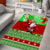 Personalised Hawaii Christmas Area Rug Mele Kalikimaka Hawaiian Santa Tropical Vibes LT14 - Polynesian Pride