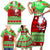 Personalised Hawaii Christmas Family Matching Short Sleeve Bodycon Dress and Hawaiian Shirt Mele Kalikimaka Hawaiian Santa Tropical Vibes LT14 - Polynesian Pride