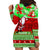 Personalised Hawaii Christmas Hoodie Dress Mele Kalikimaka Hawaiian Santa Tropical Vibes LT14 - Polynesian Pride