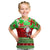 Personalised Hawaii Christmas Kid T Shirt Mele Kalikimaka Hawaiian Santa Tropical Vibes LT14 Red - Polynesian Pride