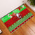 Personalised Hawaii Christmas Rubber Doormat Mele Kalikimaka Hawaiian Santa Tropical Vibes LT14 Red - Polynesian Pride