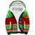 Personalised Hawaii Christmas Sherpa Hoodie Mele Kalikimaka Hawaiian Santa Tropical Vibes LT14 Unisex Red - Polynesian Pride