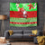 Personalised Hawaii Christmas Tapestry Mele Kalikimaka Hawaiian Santa Tropical Vibes LT14 Red - Polynesian Pride