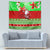 Personalised Hawaii Christmas Tapestry Mele Kalikimaka Hawaiian Santa Tropical Vibes LT14 - Polynesian Pride