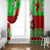 Personalised Hawaii Christmas Window Curtain Mele Kalikimaka Hawaiian Santa Tropical Vibes LT14 - Polynesian Pride