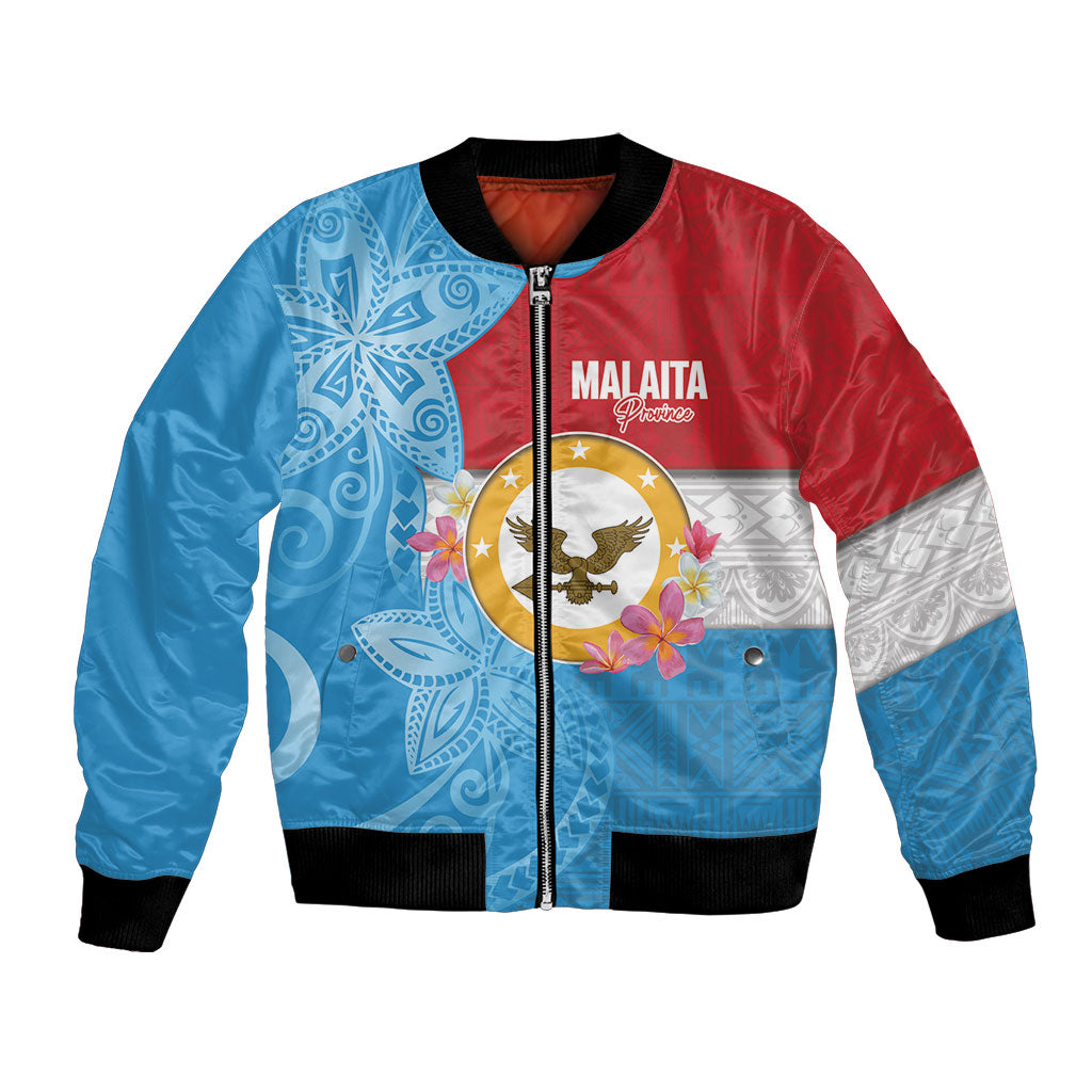 Personalised Malaita Province Day Bomber Jacket Solomon Islands Maramapaina Flag Color LT14 Unisex Blue - Polynesian Pride