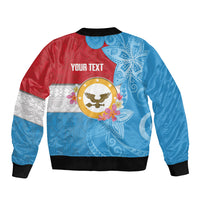 Personalised Malaita Province Day Bomber Jacket Solomon Islands Maramapaina Flag Color LT14 - Polynesian Pride