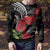 Personalized Mele Kalikimaka Hawaii Ugly Christmas Sweater I'iwi Bird With Ohia Lehua - Black Color