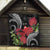 Personalized Mele Kalikimaka Hawaii Quilt I'iwi Bird With Ohia Lehua - Black Color