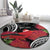 Personalized Mele Kalikimaka Hawaii Round Carpet I'iwi Bird With Ohia Lehua - Black Color