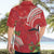 Personalized Mele Kalikimaka Hawaii Hawaiian Shirt I'iwi Bird With Ohia Lehua - Red Color