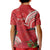 Personalized Mele Kalikimaka Hawaii Kid Polo Shirt I'iwi Bird With Ohia Lehua - Red Color