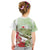 Pastel Green Hawaii Chameleon Christmas Kid T Shirt Mele Kalikimaka Kakau - Watercolor