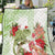 Pastel Green Hawaii Chameleon Christmas Quilt Mele Kalikimaka Kakau - Watercolor