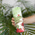 Pastel Green Hawaii Chameleon Christmas Skinny Tumbler Mele Kalikimaka Kakau - Watercolor