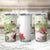 Pastel Green Hawaii Chameleon Christmas Tumbler Cup Mele Kalikimaka Kakau - Watercolor