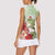 Pastel Green Hawaii Chameleon Christmas Women Sleeveless Polo Shirt Mele Kalikimaka Kakau - Watercolor