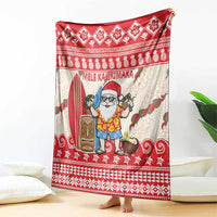 Hawaii Christmas Six Seven Blanket Mele Kalikimaka Funny Santa 67 Gen Alpha Slang - Polynesian Pride