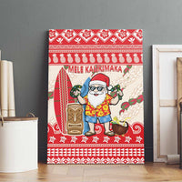 Hawaii Christmas Six Seven Canvas Wall Art Mele Kalikimaka Funny Santa 67 Gen Alpha Slang - Polynesian Pride