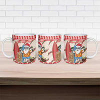 Hawaii Christmas Six Seven Ceramic Mug Mele Kalikimaka Funny Santa 67 Gen Alpha Slang - Polynesian Pride