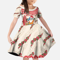 Hawaii Christmas Six Seven Family Matching Mermaid Dress and Hawaiian Shirt Mele Kalikimaka Funny Santa 67 Gen Alpha Slang - Polynesian Pride