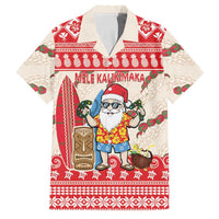 Hawaii Christmas Six Seven Family Matching Puletasi and Hawaiian Shirt Mele Kalikimaka Funny Santa 67 Gen Alpha Slang - Polynesian Pride