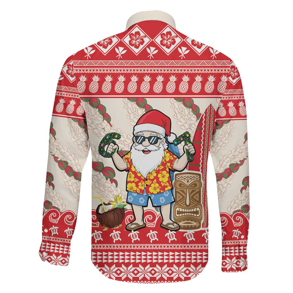 Hawaii Christmas Six Seven Family Matching Puletasi and Hawaiian Shirt Mele Kalikimaka Funny Santa 67 Gen Alpha Slang - Polynesian Pride