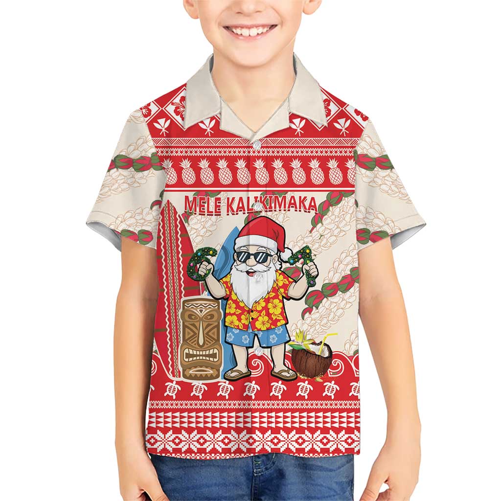 Hawaii Christmas Six Seven Family Matching Puletasi and Hawaiian Shirt Mele Kalikimaka Funny Santa 67 Gen Alpha Slang - Polynesian Pride