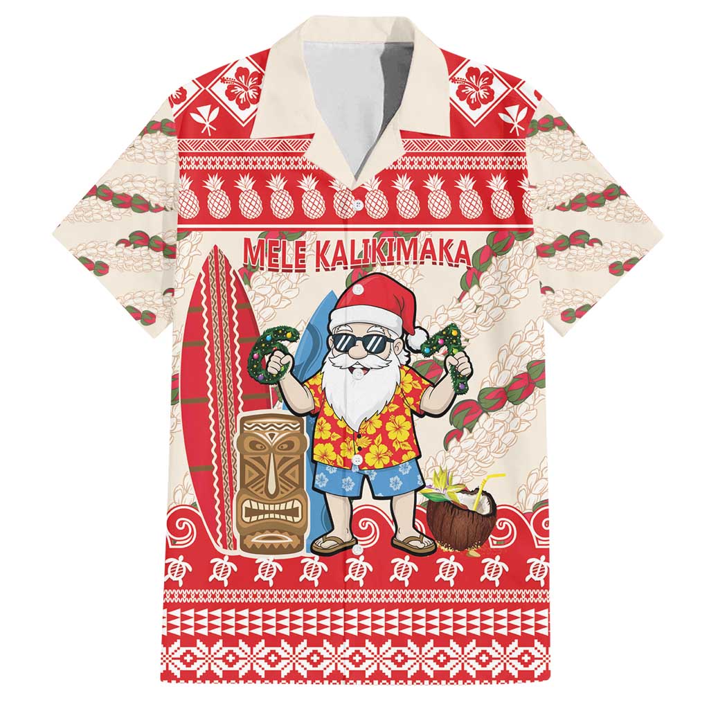 Hawaii Christmas Six Seven Family Matching Tank Maxi Dress and Hawaiian Shirt Mele Kalikimaka Funny Santa 67 Gen Alpha Slang - Polynesian Pride