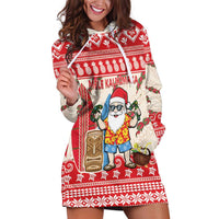 Hawaii Christmas Six Seven Hoodie Dress Mele Kalikimaka Funny Santa 67 Gen Alpha Slang - Polynesian Pride