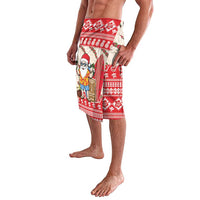 Hawaii Christmas Six Seven Lavalava Mele Kalikimaka Funny Santa 67 Gen Alpha Slang - Polynesian Pride