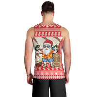Hawaii Christmas Six Seven Men Tank Top Mele Kalikimaka Funny Santa 67 Gen Alpha Slang - Polynesian Pride