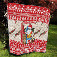 Hawaii Christmas Six Seven Quilt Mele Kalikimaka Funny Santa 67 Gen Alpha Slang - Polynesian Pride