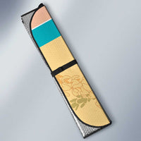 Aloha Hawaii Mele Kalikimaka Auto Sun Shade Beachy Funny Santa Hawaiian Lei - Polynesian Pride