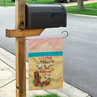 Aloha Hawaii Mele Kalikimaka Garden Flag Beachy Funny Santa Hawaiian Lei - Polynesian Pride