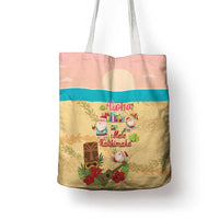 Aloha Hawaii Mele Kalikimaka Tote Bag Beachy Funny Santa Hawaiian Lei - Polynesian Pride
