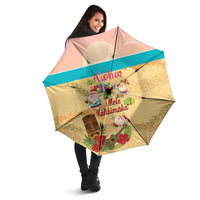Aloha Hawaii Mele Kalikimaka Umbrella Beachy Funny Santa Hawaiian Lei - Polynesian Pride