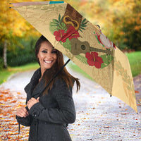 Aloha Hawaii Mele Kalikimaka Umbrella Beachy Funny Santa Hawaiian Lei - Polynesian Pride