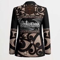 Kia Ora New Zealand Blazer Aotearoa Proud Maori Silver Fern - Polynesian Pride